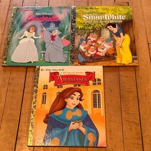 Disney and Anastasia Storybook Collection Lot of three.